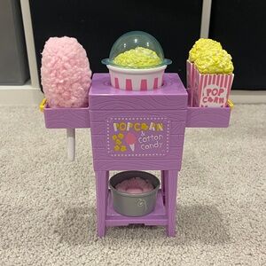 American Girl Popcorn & Cotton Candy Stand - Pink and Purple